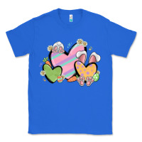 True Royal easter hearts Classic Tee - MaliasSmallBusiness