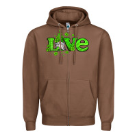 Chestnut love st patricks gnome Zipper Hoodie - Jasminsmagicworld