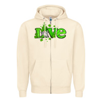 Sandshell love st patricks gnome Zipper Hoodie - Jasminsmagicworld