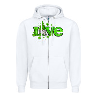 White love st patricks gnome Zipper Hoodie - Jasminsmagicworld
