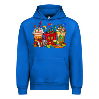 Cobalt Mexico Coffee Cups Urban Hoodie - FaDigitalArtStudio