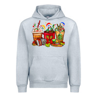 Heather Grey Mexico Coffee Cups Urban Hoodie - FaDigitalArtStudio