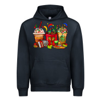 Navy Mexico Coffee Cups Urban Hoodie - FaDigitalArtStudio