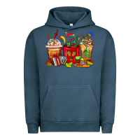 Pigment Midnight Navy Mexico Coffee Cups Urban Hoodie - FaDigitalArtStudio