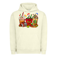 Pigment Pistachio Mexico Coffee Cups Urban Hoodie - FaDigitalArtStudio
