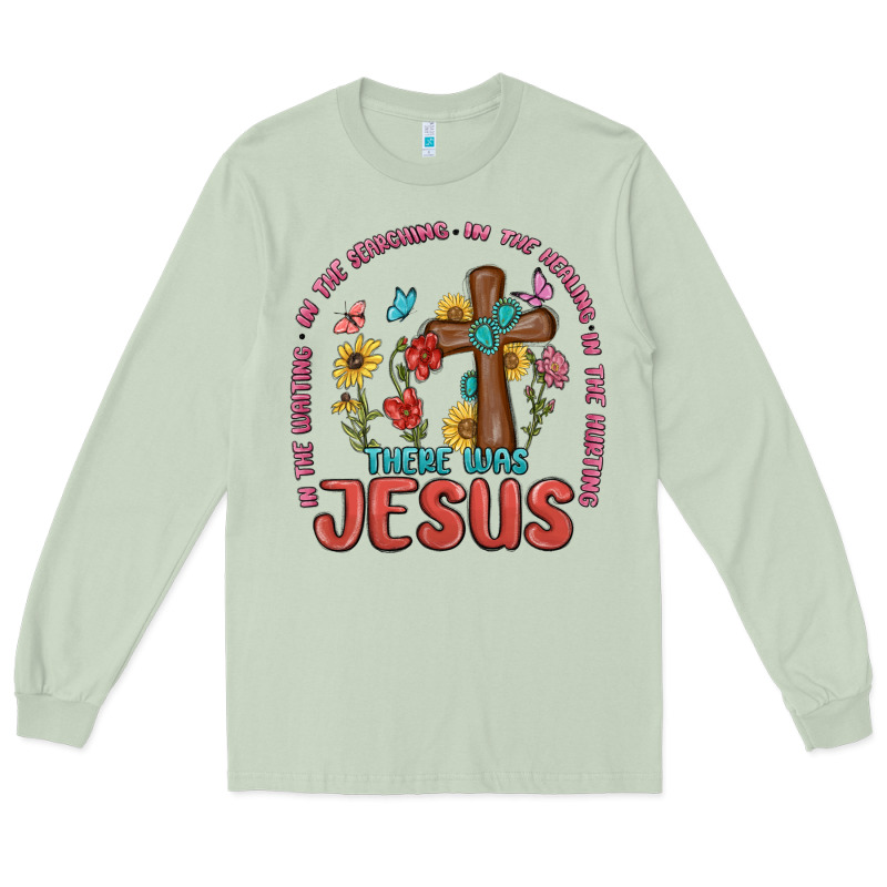 In The Waiting There Was Jesus Long Sleeve Tee by MaliasSmallBusiness | Teevron