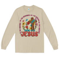 Mushroom in the waiting there was jesus Long Sleeve Tee - MaliasSmallBusiness
