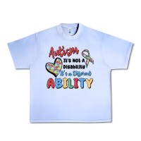 Grape Ice autism it's not a disability it's a different abil Urban Heavy Tee - MaliasSmallBusiness