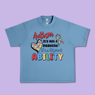 Autism It's Not A Disability It's A Different Abil Urban Heavy Tee Designed By Maliassmallbusiness