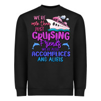 Black we're more than just cruising friends Heavyweight Sweatshirt - MaliasSmallBusiness