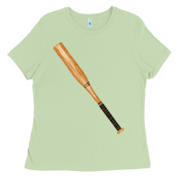 Matcha wooden softball bat Ladies Tee - FaDigitalArtStudio