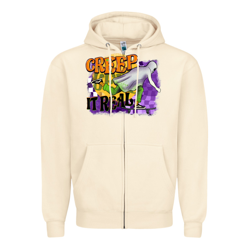 Creep It Real Zipper Hoodie by BarkalooDesign | Teevron