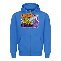 True Royal creep it real Zipper Hoodie - BarkalooDesign