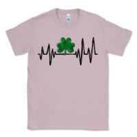 Lilac shamrock heartbeat Classic Tee - MaliasSmallBusiness