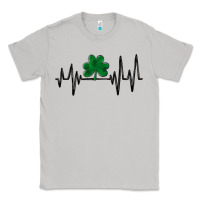 Moon Dust shamrock heartbeat Classic Tee - MaliasSmallBusiness