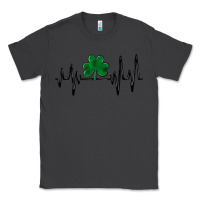 Smoke shamrock heartbeat Classic Tee - MaliasSmallBusiness