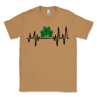 Toasted Coconut shamrock heartbeat Classic Tee - MaliasSmallBusiness