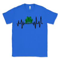 True Royal shamrock heartbeat Classic Tee - MaliasSmallBusiness