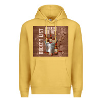 Antique Gold working on my bucket list Premium Hoodie - TumblerDesignByShophia