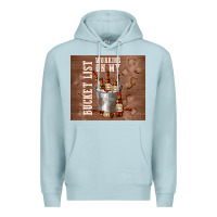 Blue Mist working on my bucket list Premium Hoodie - TumblerDesignByShophia
