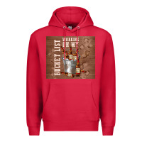 Cardinal working on my bucket list Premium Hoodie - TumblerDesignByShophia