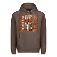 Coffee working on my bucket list Premium Hoodie - TumblerDesignByShophia