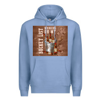 Colony Blue working on my bucket list Premium Hoodie - TumblerDesignByShophia