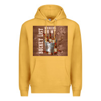 Mustard working on my bucket list Premium Hoodie - TumblerDesignByShophia
