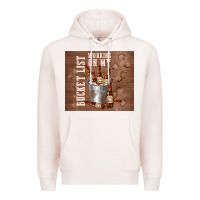 Pale Pink working on my bucket list Premium Hoodie - TumblerDesignByShophia