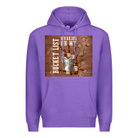 Purple working on my bucket list Premium Hoodie - TumblerDesignByShophia