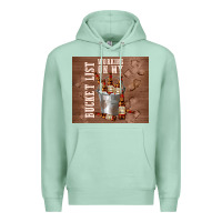 Seafoam working on my bucket list Premium Hoodie - TumblerDesignByShophia