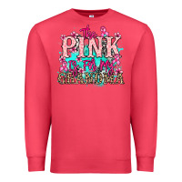 Cardinal The pink is for my Grandma Cancer Awareness Premium Sweatshirt - HowdyJamesFarm