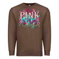 Chestnut The pink is for my Grandma Cancer Awareness Premium Sweatshirt - HowdyJamesFarm