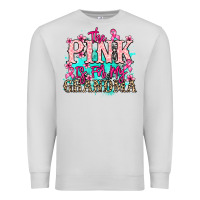 Dove Grey The pink is for my Grandma Cancer Awareness Premium Sweatshirt - HowdyJamesFarm