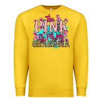 Lemon The pink is for my Grandma Cancer Awareness Premium Sweatshirt - HowdyJamesFarm