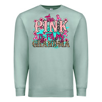 Seafoam The pink is for my Grandma Cancer Awareness Premium Sweatshirt - HowdyJamesFarm