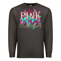Smoke The pink is for my Grandma Cancer Awareness Premium Sweatshirt - HowdyJamesFarm