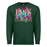 Sports Green The pink is for my Grandma Cancer Awareness Premium Sweatshirt - HowdyJamesFarm