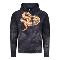 Cloud Black Rosy Boa Snake Illustrations Vintage Hoodie - LillyAllenDesigns