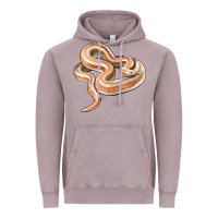 Vintage Zinc Rosy Boa Snake Illustrations Vintage Hoodie - LillyAllenDesigns