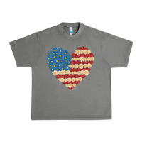 Tornado american heart flag Urban Heavy Tee - MaliasSmallBusiness