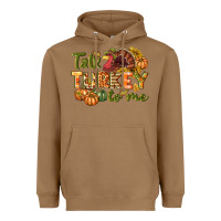 Talk Turkey To Me Thanksgiving P Heavyweight Hoodie | Teevron