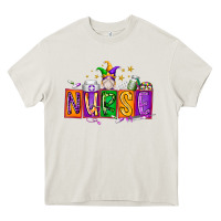 Cream nurse mardi gras Heavy Core Tee - RacoonDesign