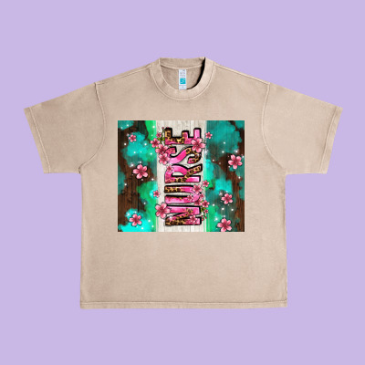 Pink Floral Nurse With Flowers Urban Heavy Tee Designed By Adodesignshop