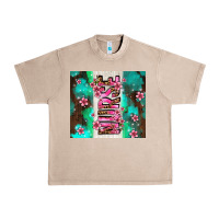 French Oak pink floral nurse with flowers Urban Heavy Tee - AdoDesignShop