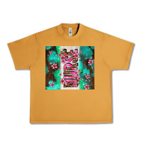 Peanut Butter pink floral nurse with flowers Urban Heavy Tee - AdoDesignShop