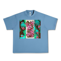 Pebble Blue pink floral nurse with flowers Urban Heavy Tee - AdoDesignShop