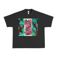 Pigment Black pink floral nurse with flowers Urban Heavy Tee - AdoDesignShop