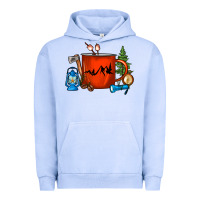 Pigment Grape Ice Camper Coffee Cup Urban Hoodie - FaDigitalArtStudio