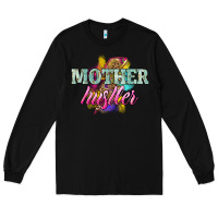 Black mother hustler lightning bolt Long Sleeve Tee - NancyCooperArtShop